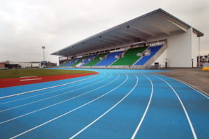 GLASGOW, SCOTLAND - MARCH 03: General Views of Scotstoun Stadium venue for the athletics during the 2014 Glasgow Commonwealth Games on March 03, 2011 in Glasgow, Scotland. (Photo by Ian MacNicol/Getty Images)